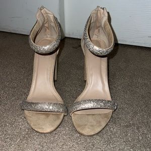 heels with sparkles